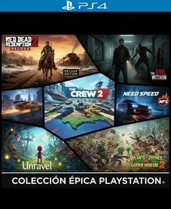 Comprar RED DEAD REDEMPTION 2 DELUXE + The Evil Within + the crew 2 + need for speed + unravel + plants vs zombies garden 2 para PS4 - PSNCLICK Digitales Latinoamérica
